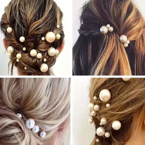 Wedding Pearl Hairpins - Picture 6 of 6